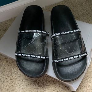 Clear pink slides